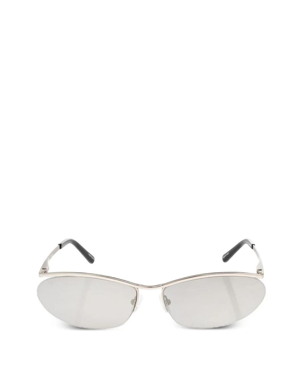 The Attico Natural X Linda Farrow Charlotte Geometric-Frame Sunglasses