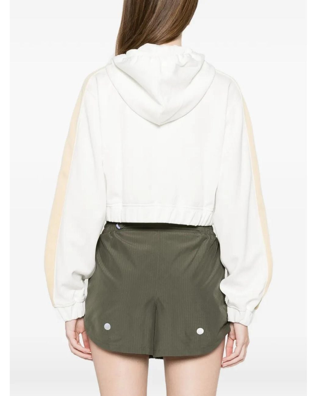 New Balance White Interlock Full Zip