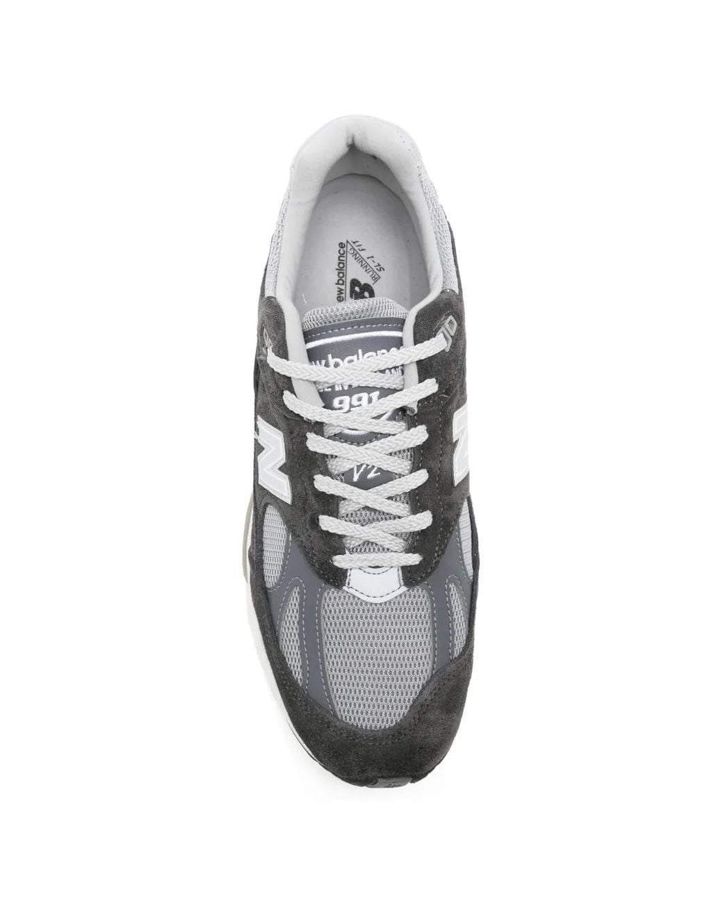 New Balance White 991