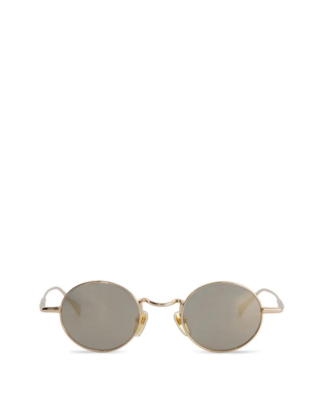 Chloé Metallic Round-Frame Sunglasses
