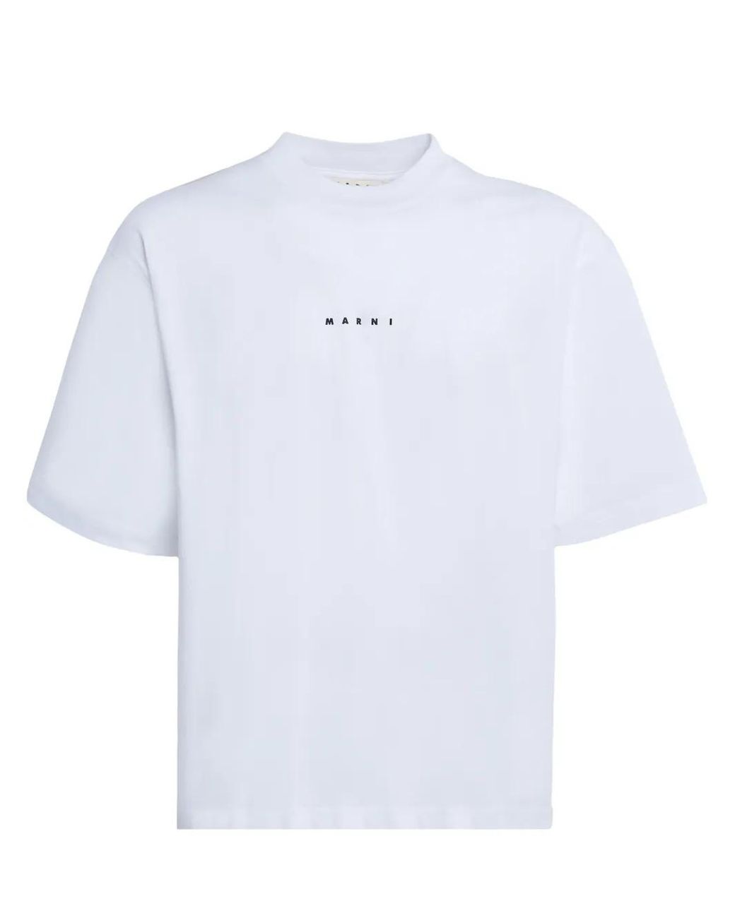 Marni White T-Shirt With Print for men