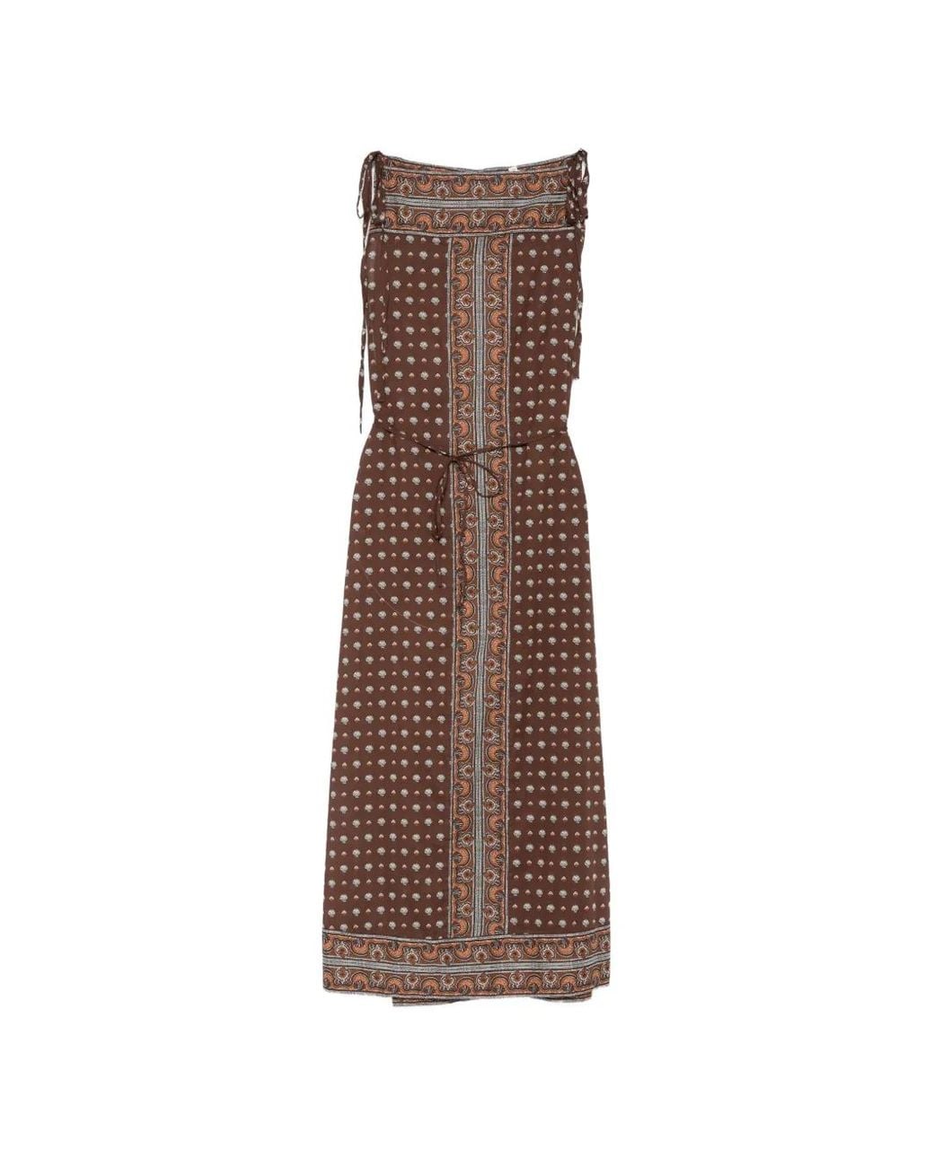 Doen Brown Robe Mi-Longue Amarante