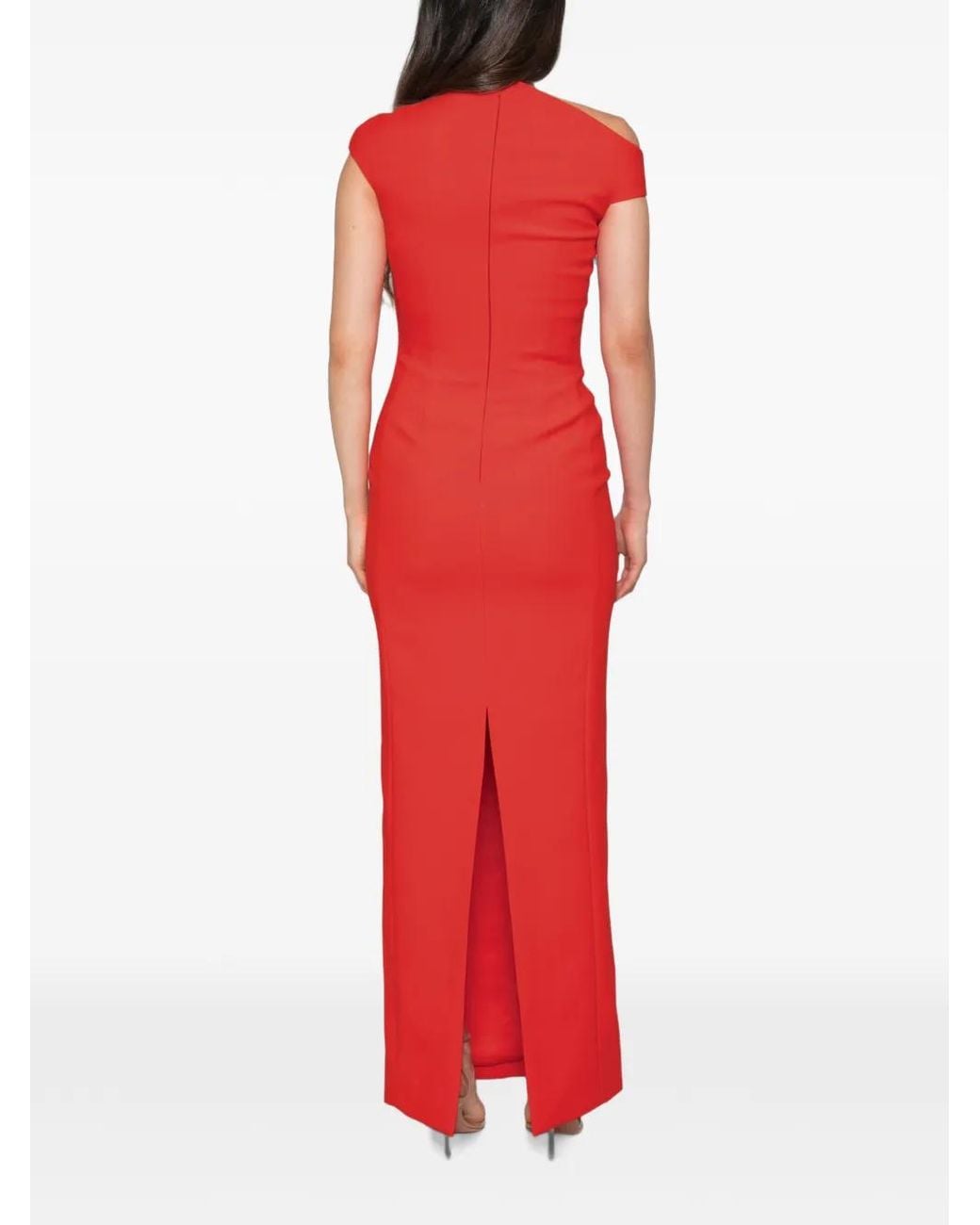Solace London Red Arion Maxi Dress