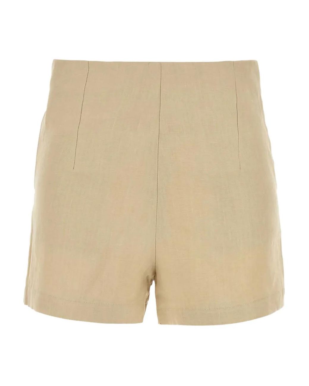 LeKasha Natural Ezbet Linen Shorts