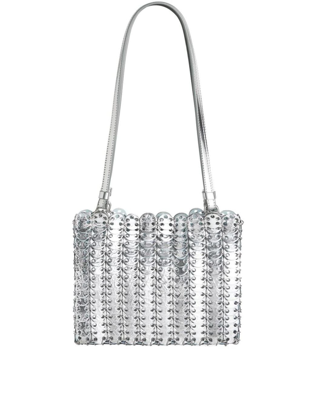 Rabanne White 1969 Flip Shoulder Bag