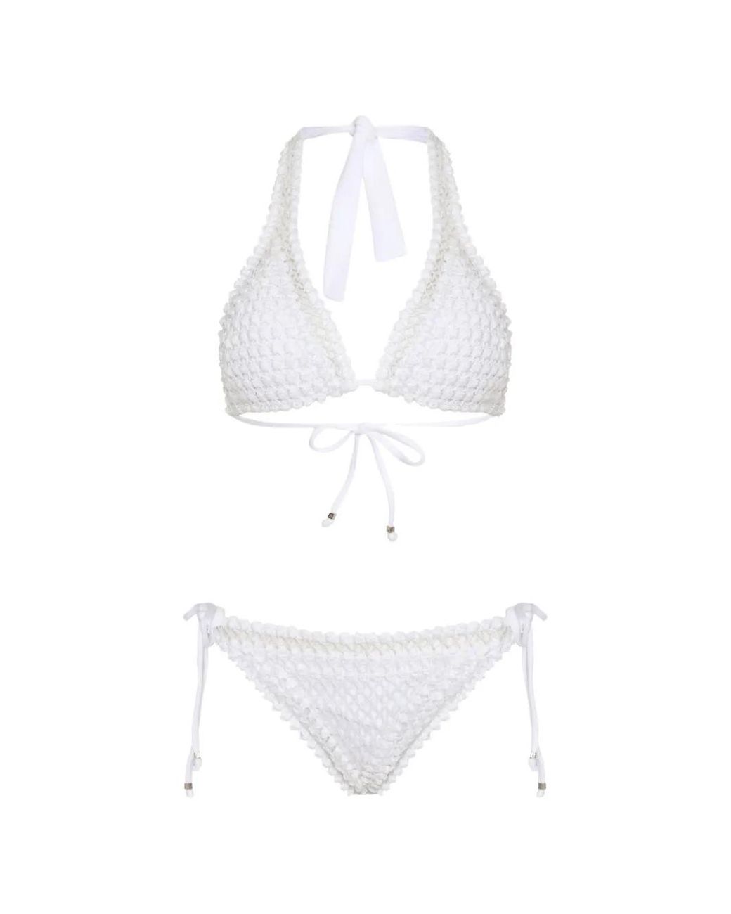 Amir Slama Gestrikte Bikini in het White