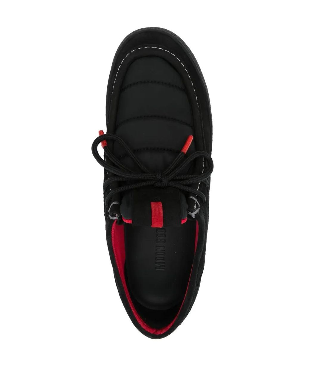 Moon Boot Black Mtrack Derby Shoes for men
