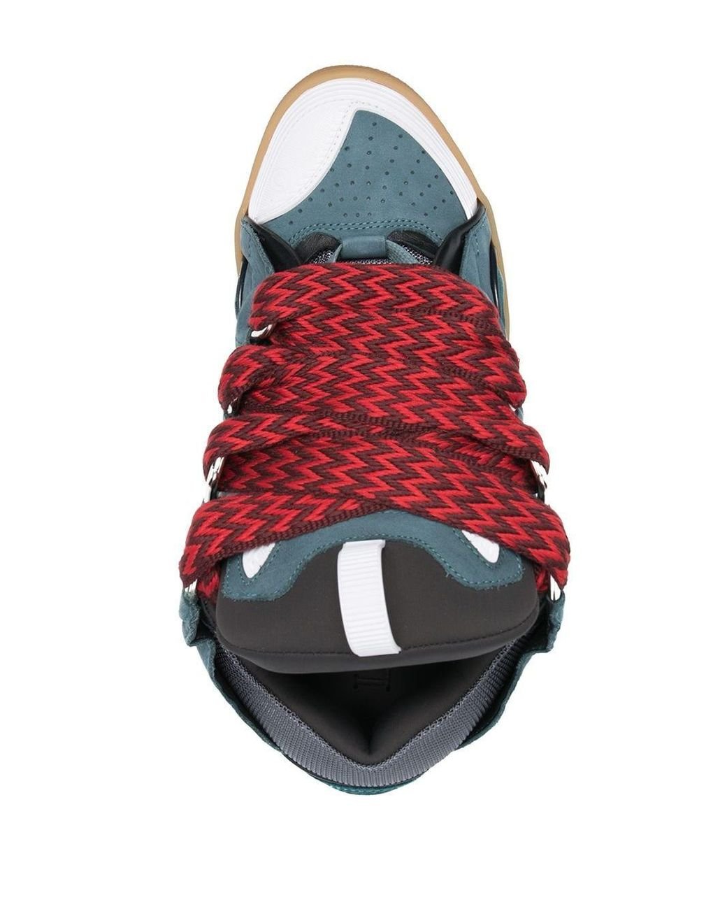 Sneakers Zigzag-laces Lanvin | Men Curb for Lyst