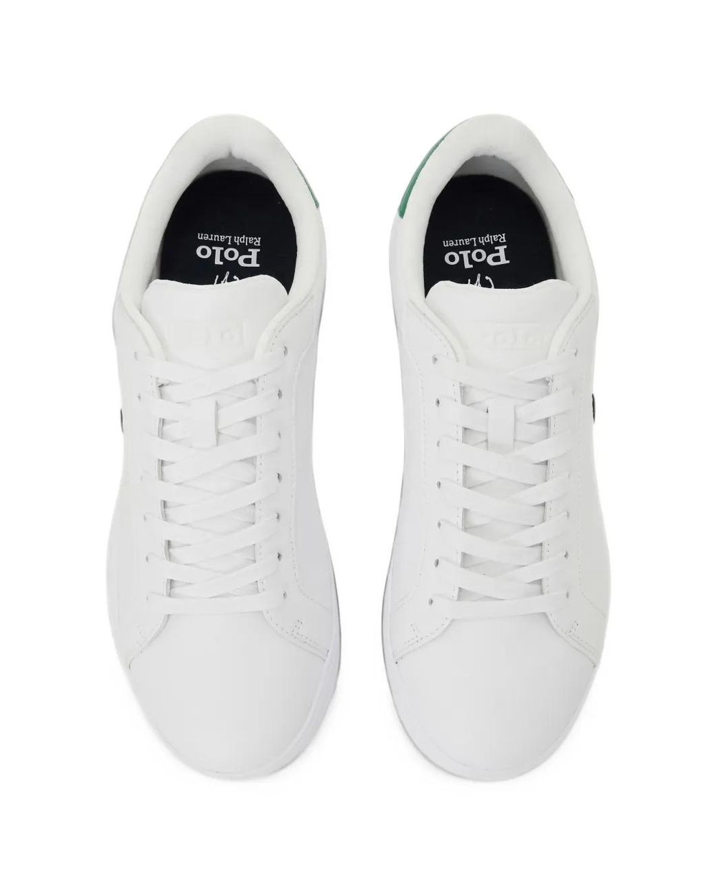 Polo Ralph Lauren White Heritage Court Ii Sneakers for men