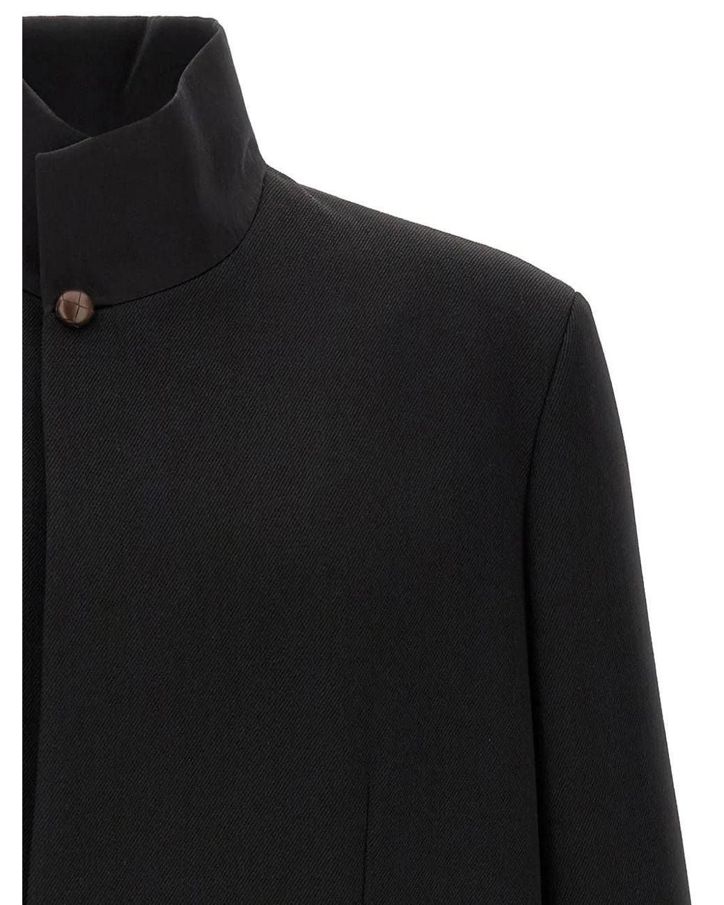 Zegna Black Wool Chore Jacket for men
