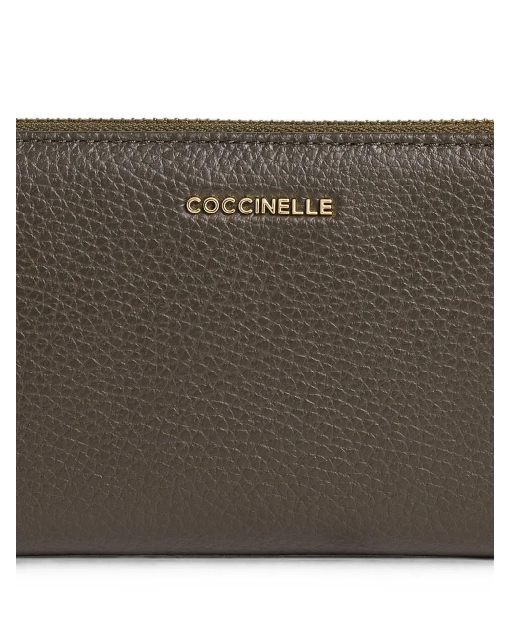 Coccinelle Gray Large Leather Wallet