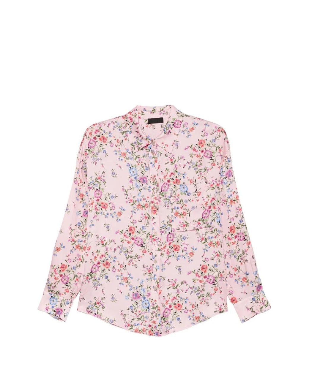 Liu Jo Pink Blossom Cotton Shirt
