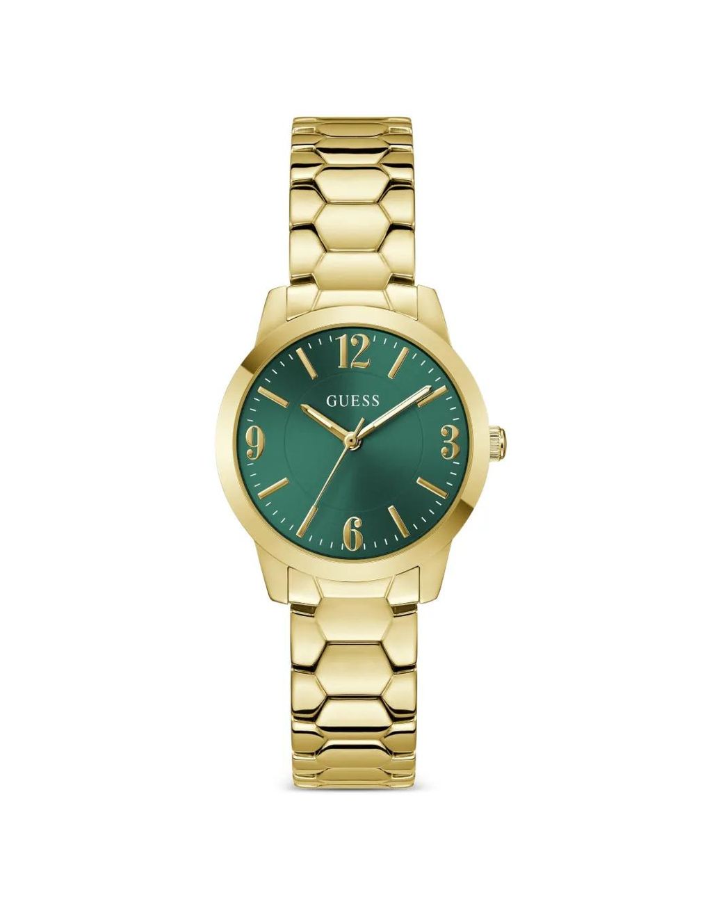 Guess Metallic Tone Analog Watch