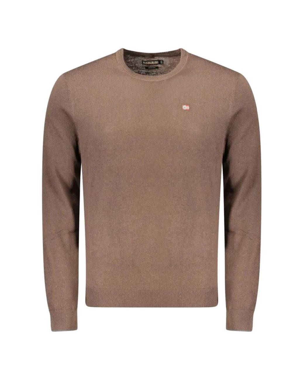 Napapijri Damavand Pullover Mit Logo-Patch in Brown für Herren