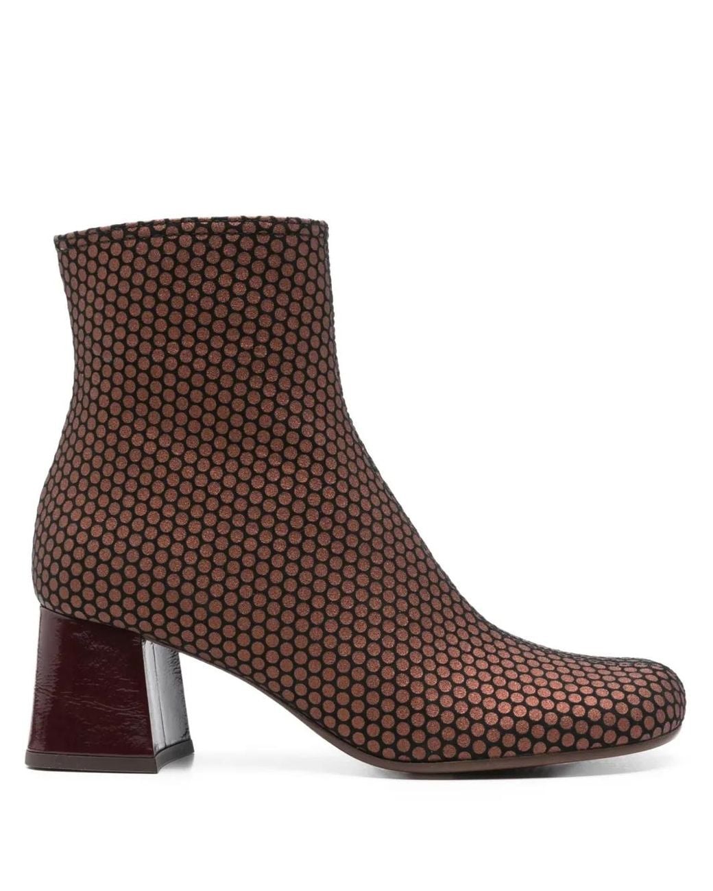 Chie Mihara Brown Damenstiefel Mit Fellfutter
