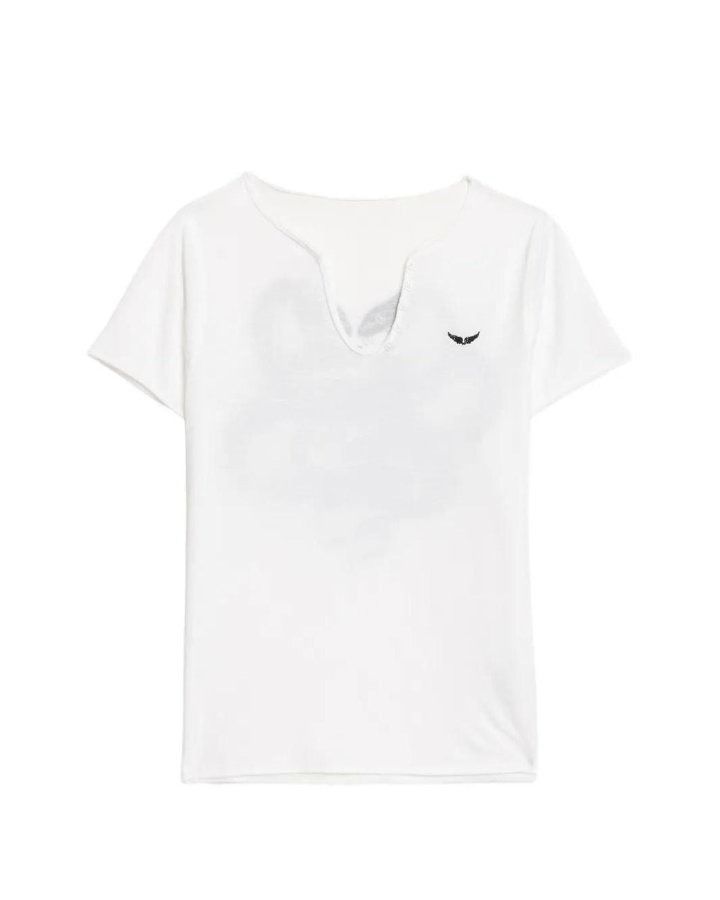 Zadig & Voltaire White Tunisien Mc Cl Blason Rdrg Str