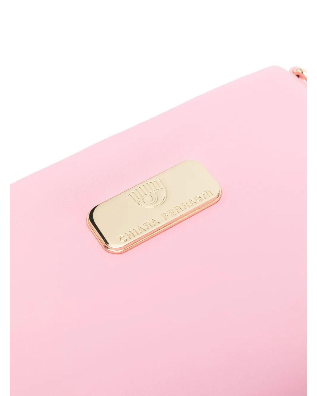 Chiara Ferragni Pink Eyelike Cross Body Bag