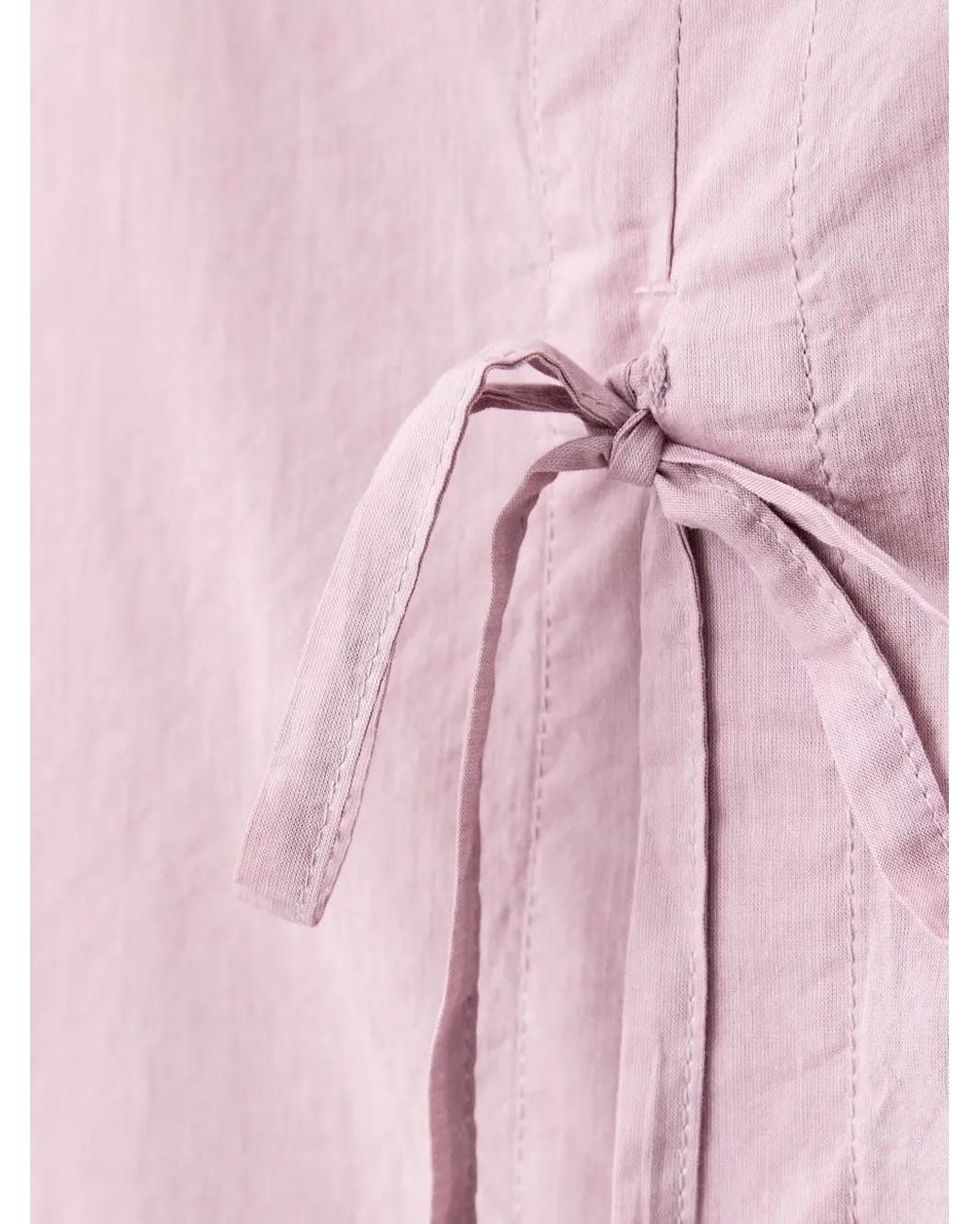 Marc O' Polo Purple Bow-Detail Shirt