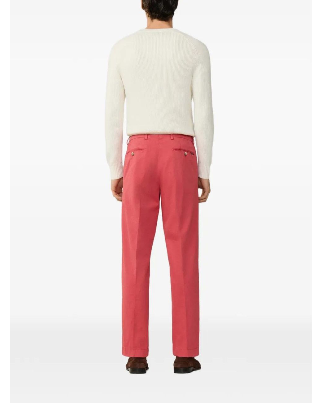 Chino Sanderson di Hackett in Red da Uomo