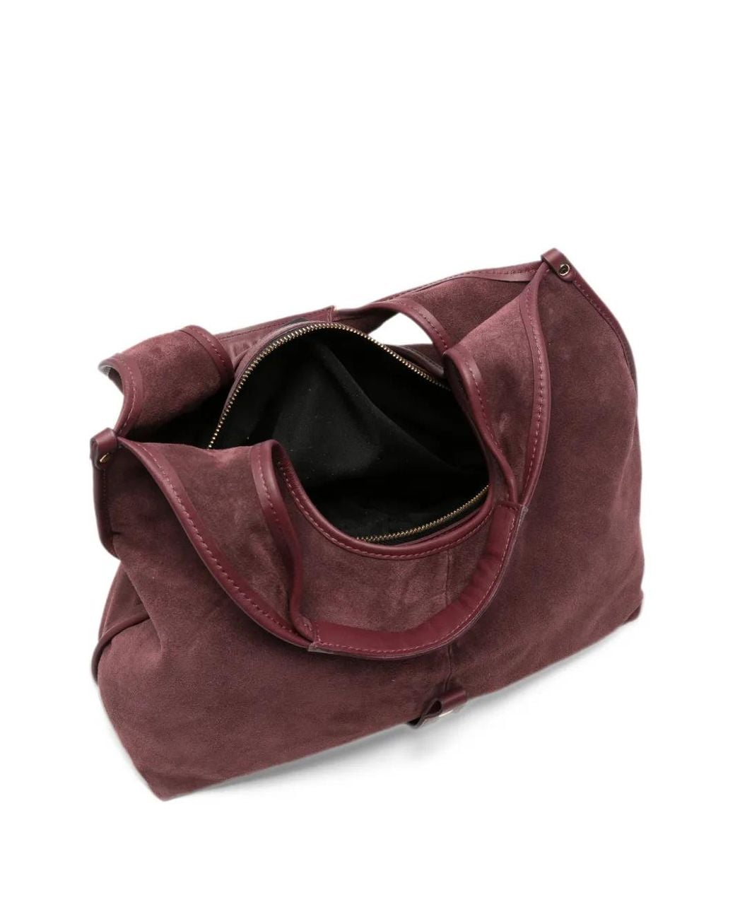Marc Ellis Purple Maia Suede-Finish Shoulder Bag