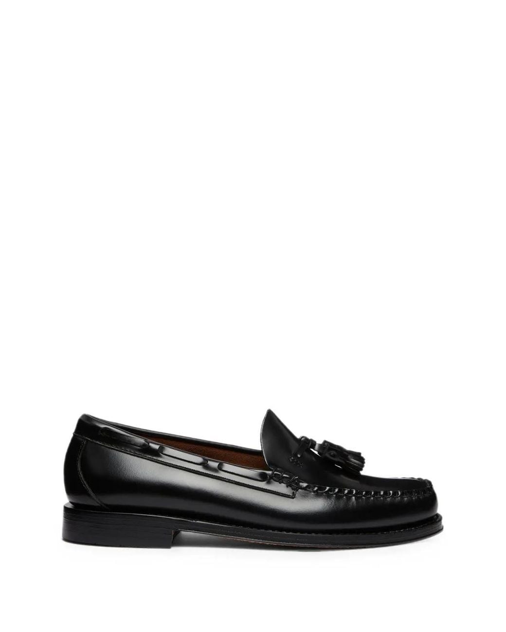 G.H.BASS Black Weejuns Larkin Tassel Loafers for men