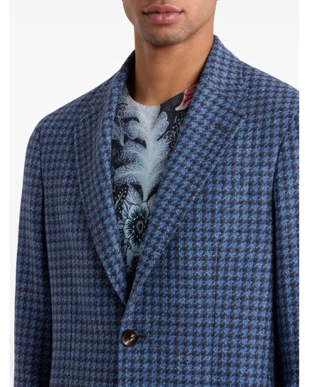 Etro Blue Jacket Roma for men