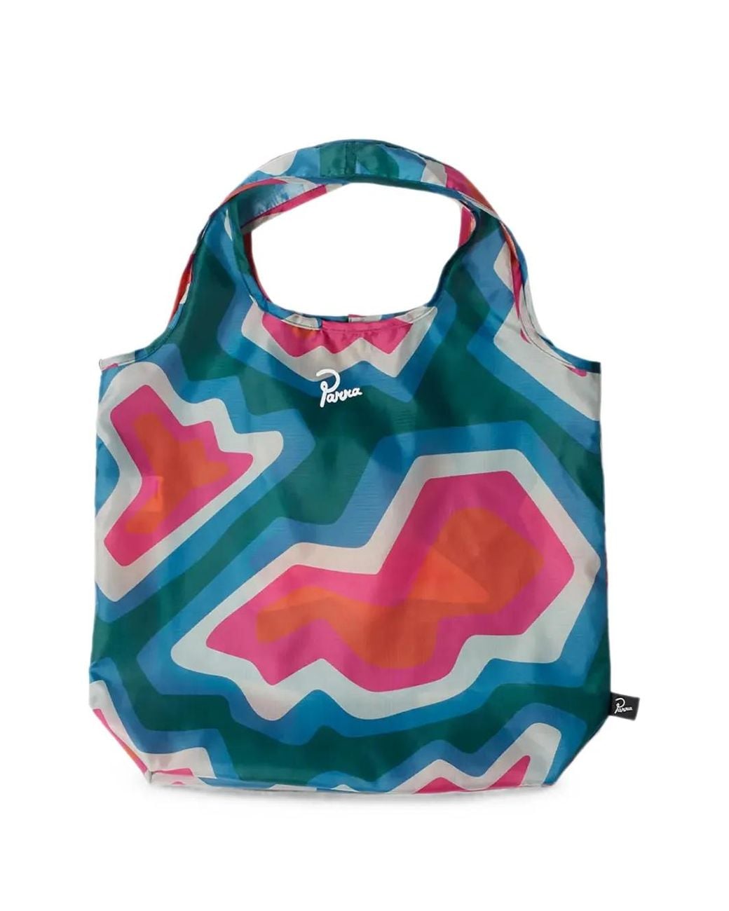 by Parra Blue Gem Stones Foldable Tote Bag for men
