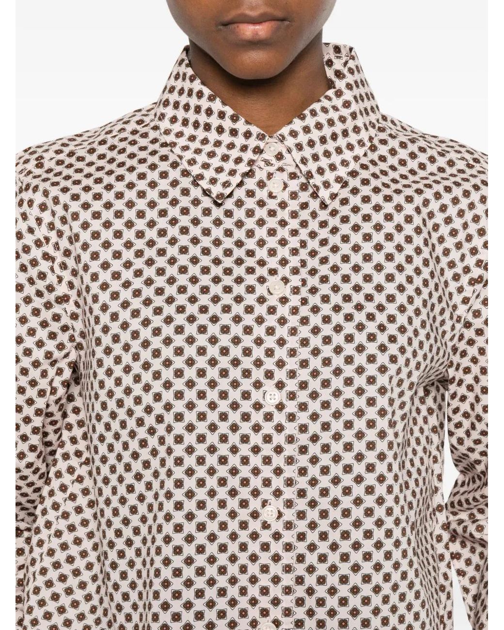 Marc O' Polo Natural Blouse À Imprimé Peau De Serpent