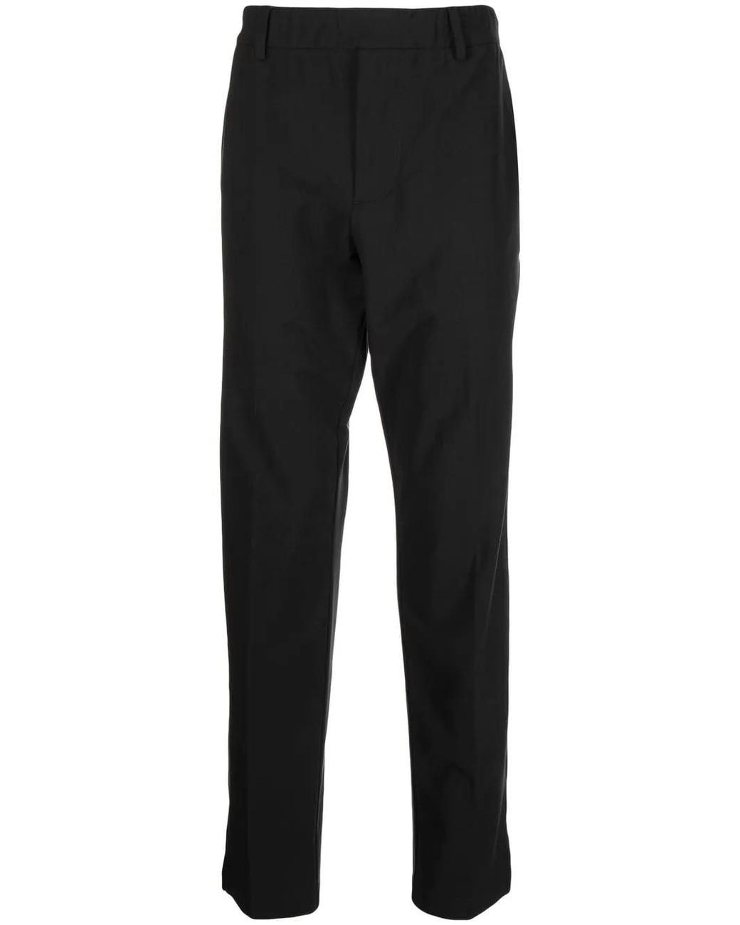 James Perse Black Straight-Leg Tailored Trousers for men