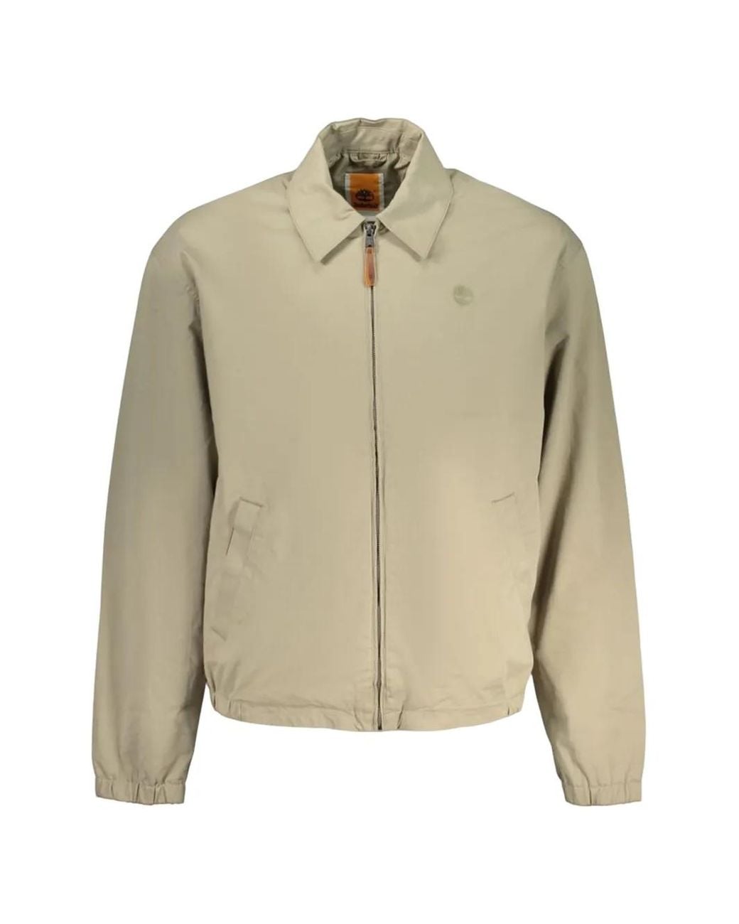 Timberland Natural Cotton Zip-Up Jacket for men