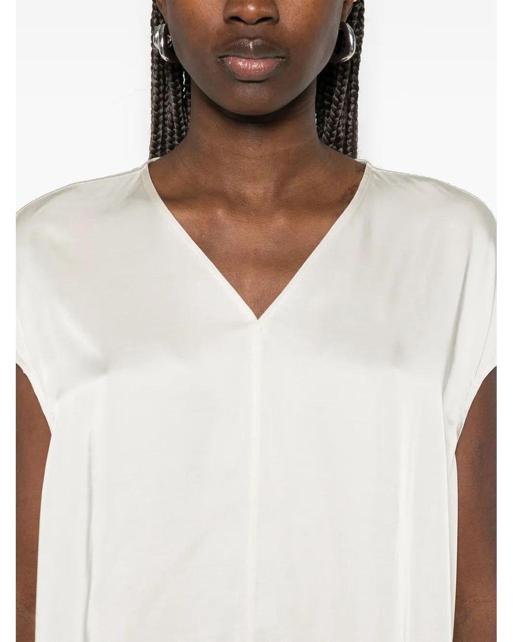 Rick Owens White Floating Blouse