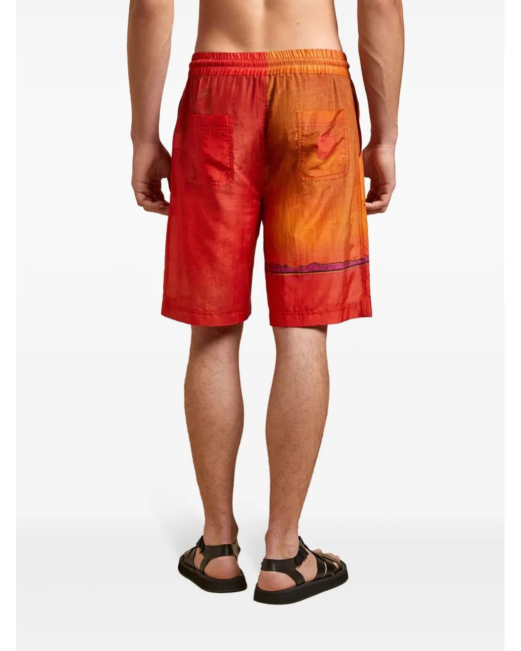 Donde Esteban Baru Shorts in het Red voor heren