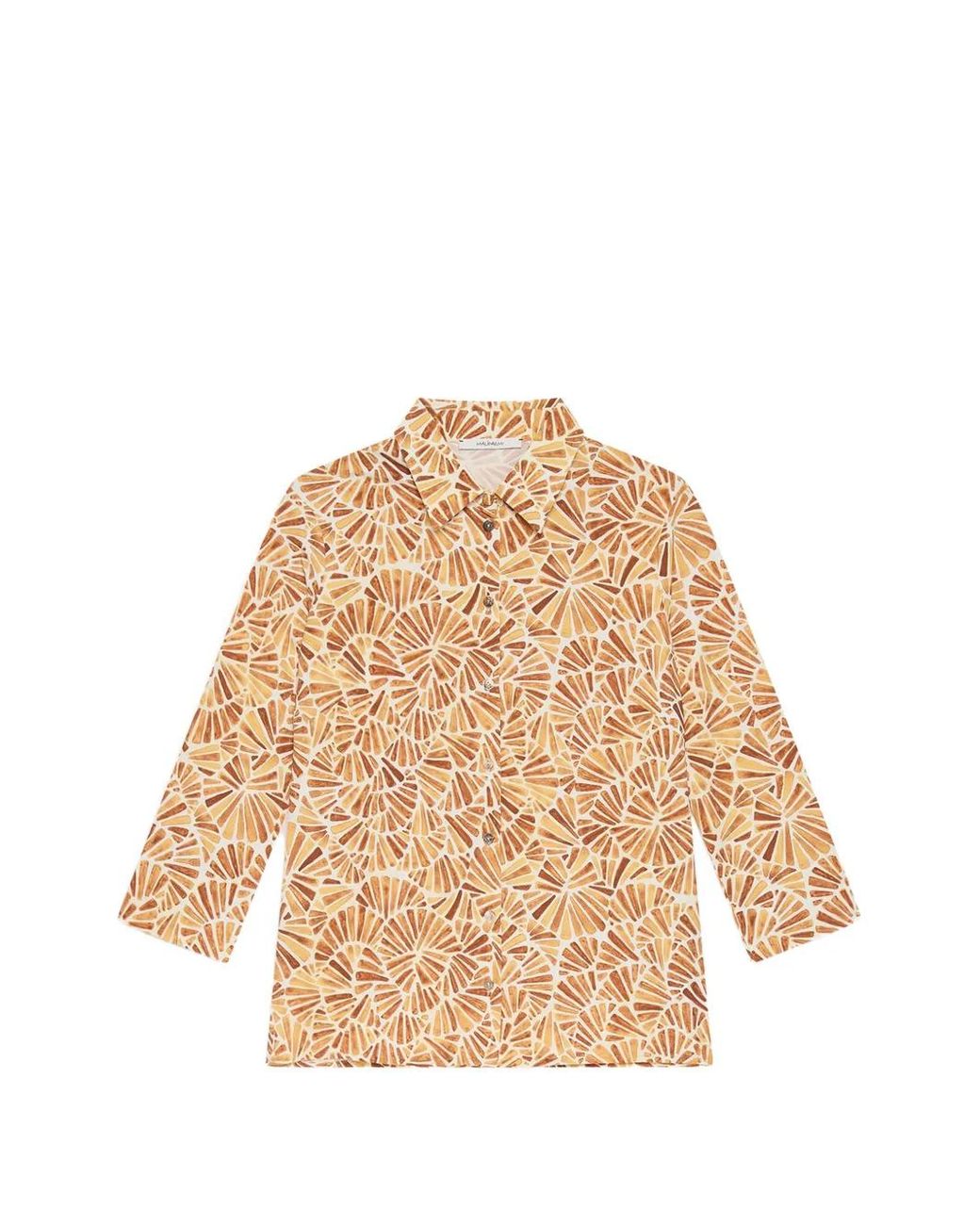 Maliparmi Natural Printed Long-Sleeves Shirt