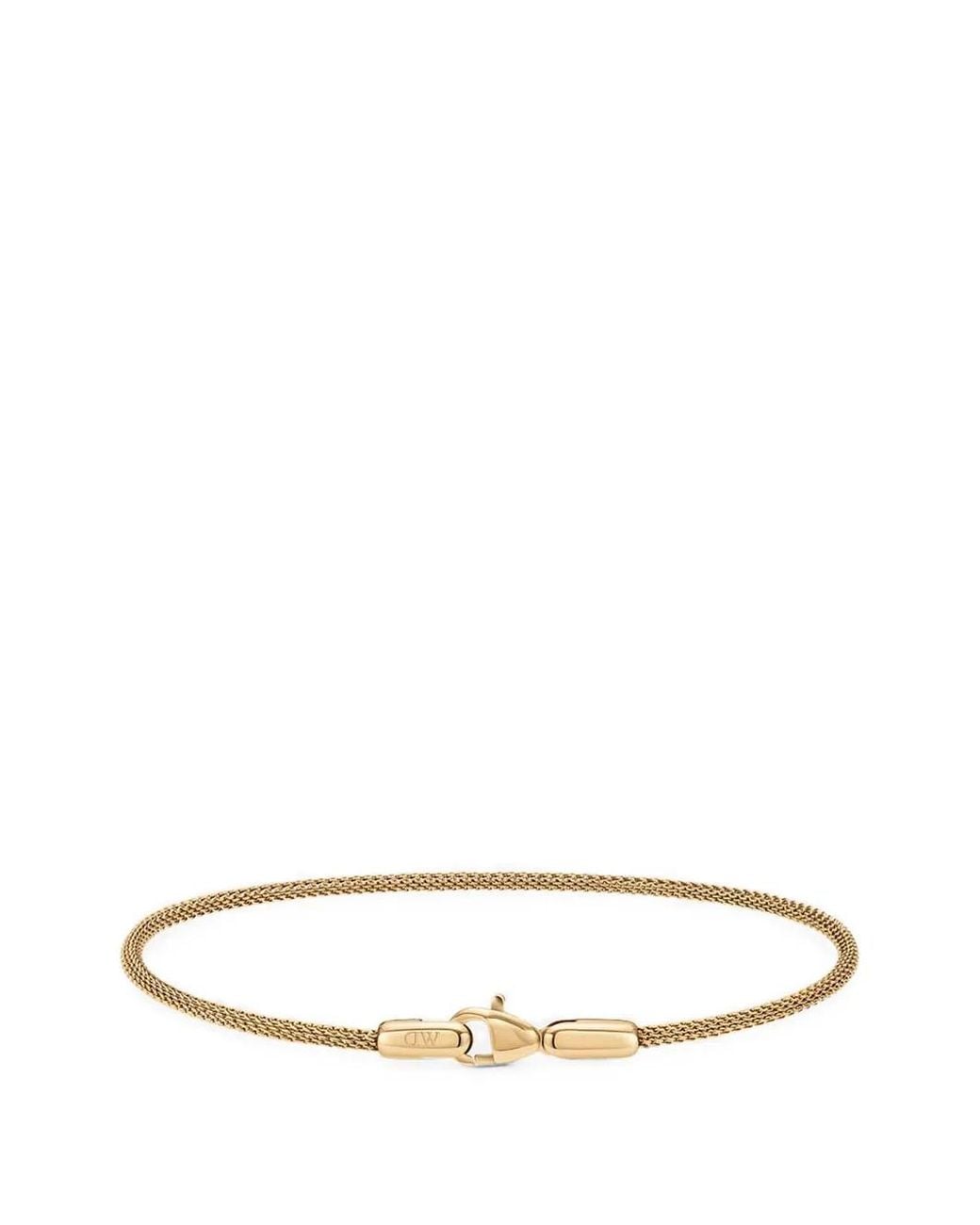 Daniel Wellington White Tide Mesh-Chain Bracelet