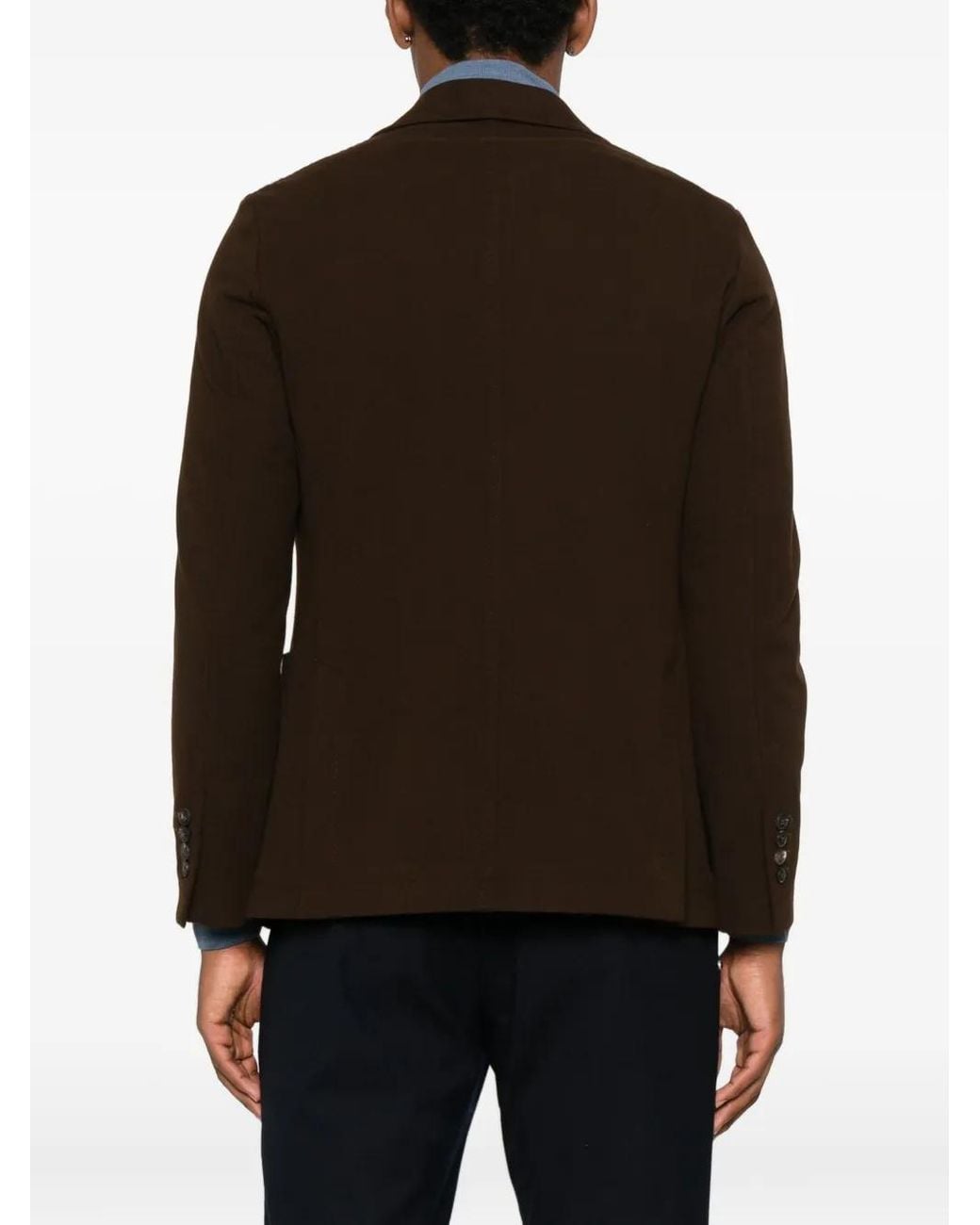 Circolo 1901 Black Button Patch-Pocket Jacket for men