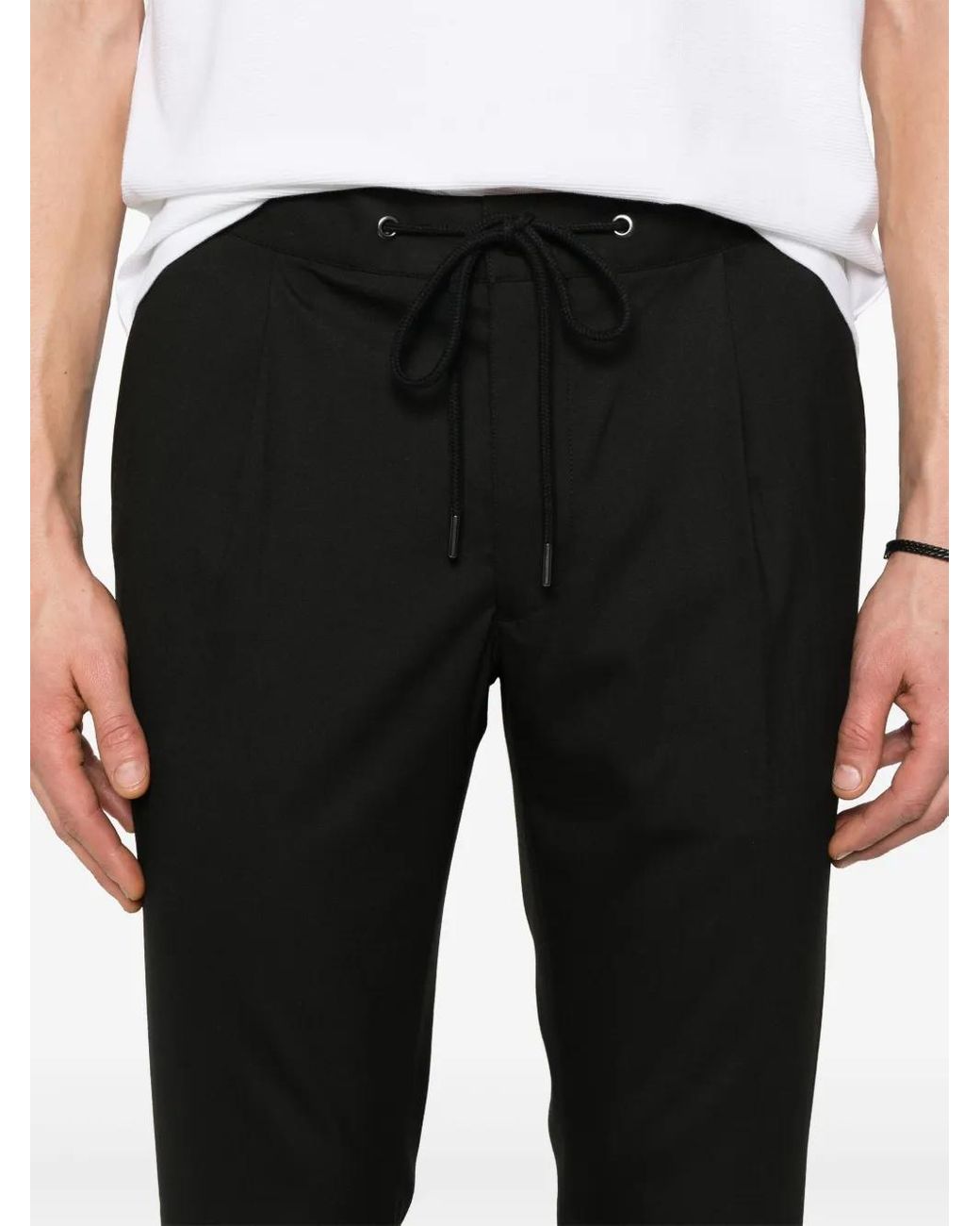 Pantalones Con Cordones Michael Kors de hombre de color Black