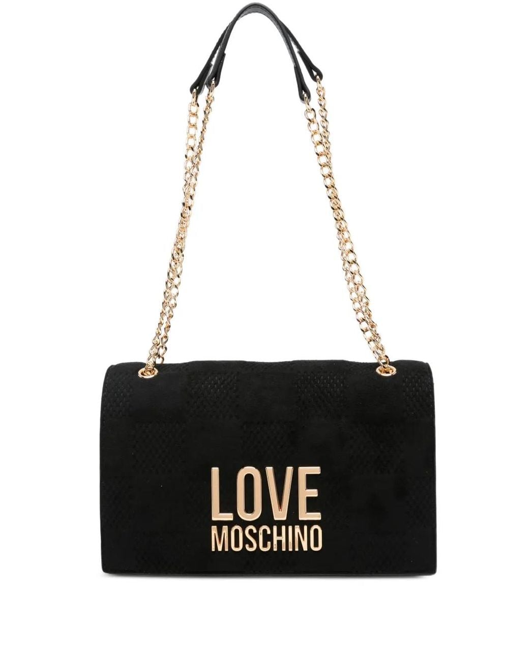 Love Moschino Black Quilted Shoulder Bag