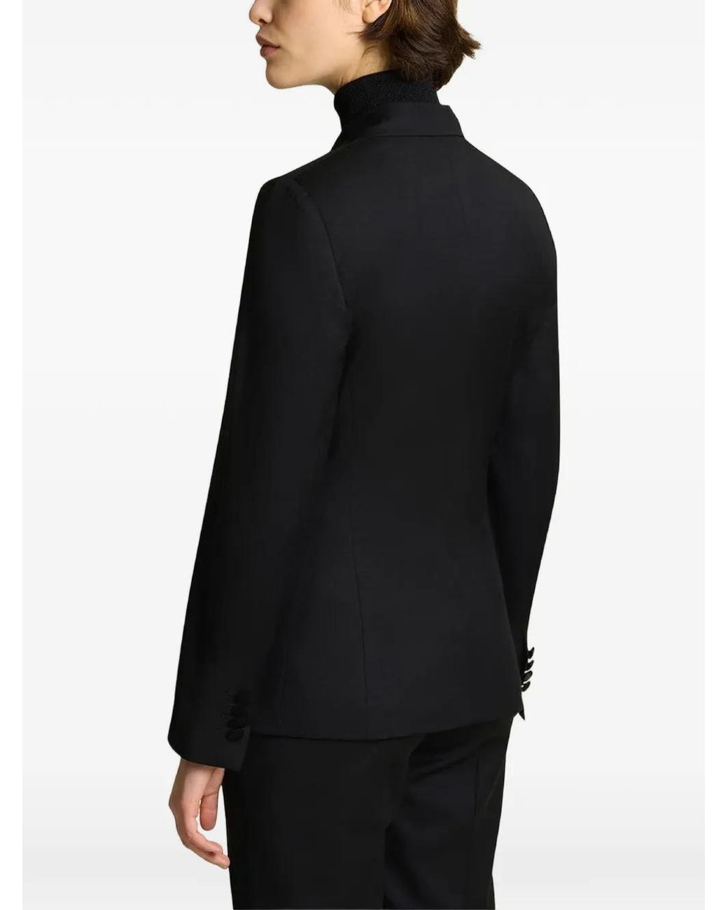 Kiton Black Peak-Lapel Tuxedo Jacket