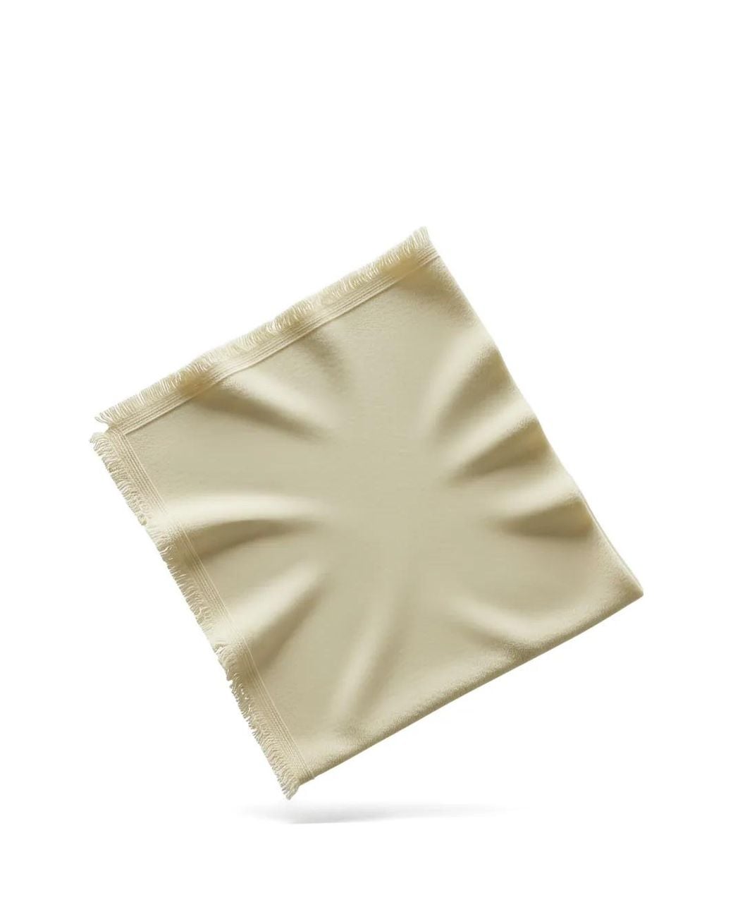 EMERSON RENALDI Natural Fringed Cashmere Scarf