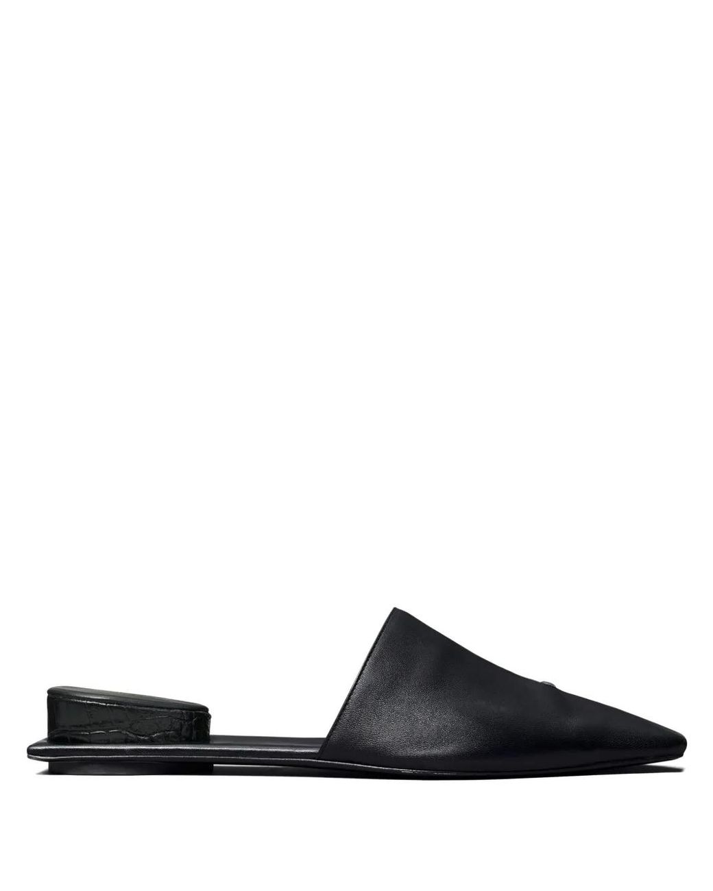 Tory Burch Black Pierced Mules