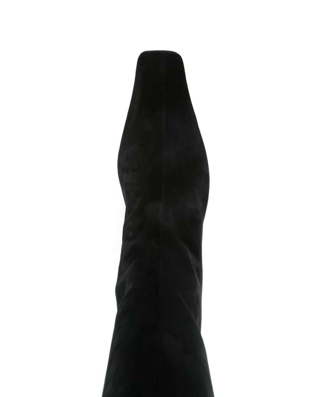Khaite Black 55Mm One Knee-High Boots