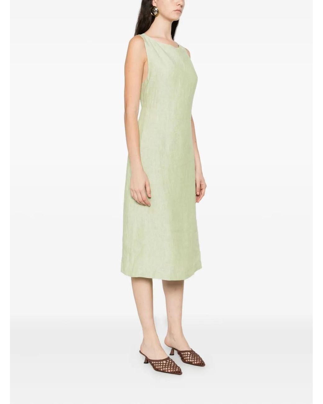 Occleus Green August Midi Dress