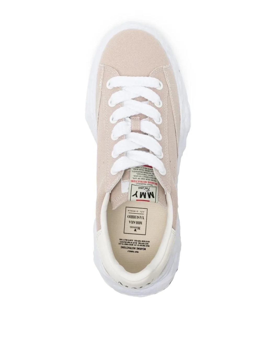 Maison Mihara Yasuhiro White Charles Original Sole Canvas Sneakers