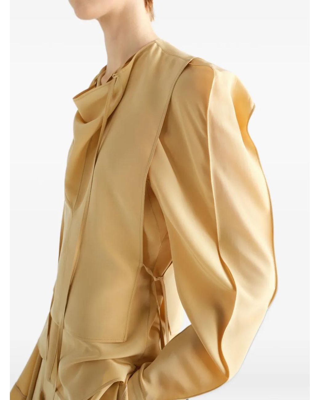 Lemaire White Layered Blouse