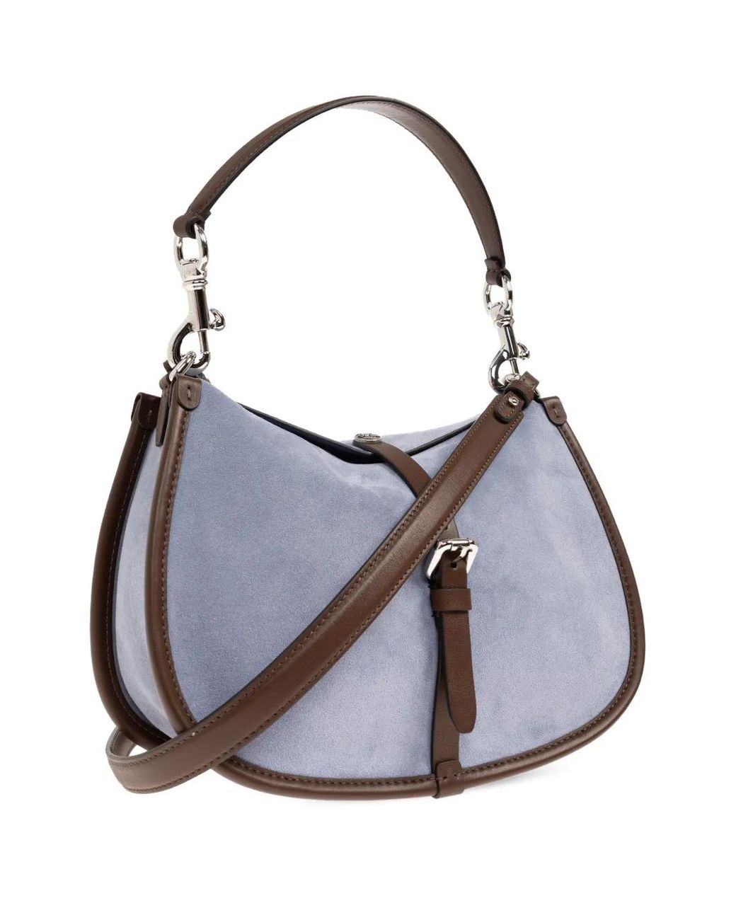 Etro Blue Buckle Strap Tote Bag