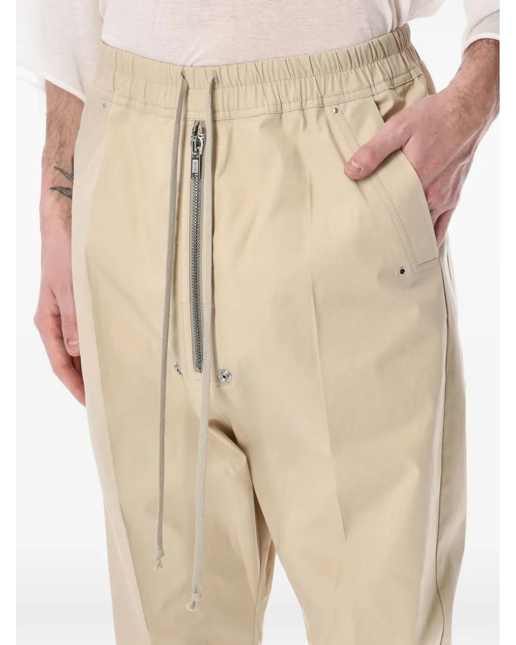 Rick Owens Natural Bela Trousers for men