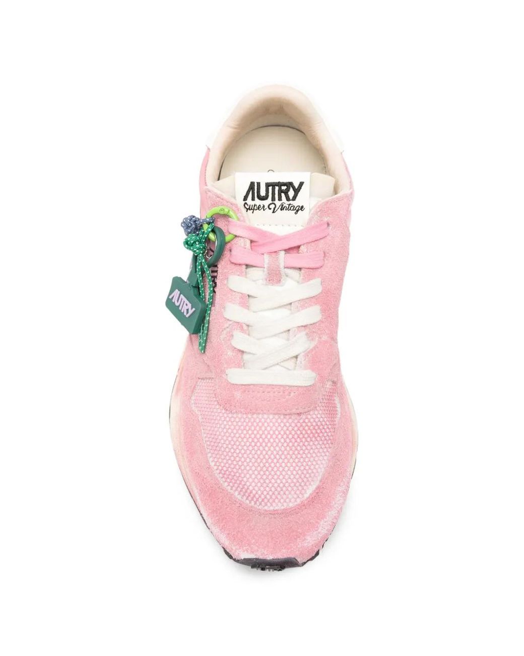 Autry Pink Reelwind Super Vintage Sneakers