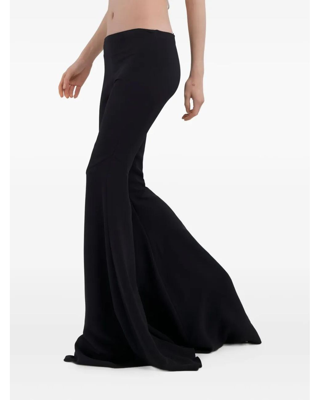 Roberto Cavalli Black Flared-Leg Trousers