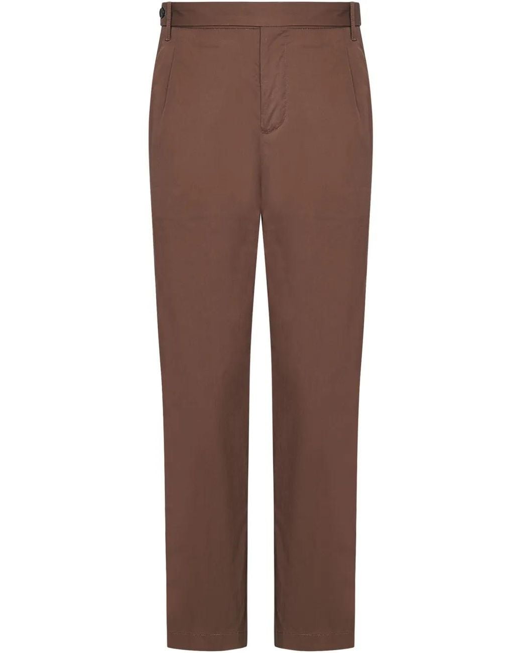 Franzese Collection Brown Brad Pitt Trousers for men