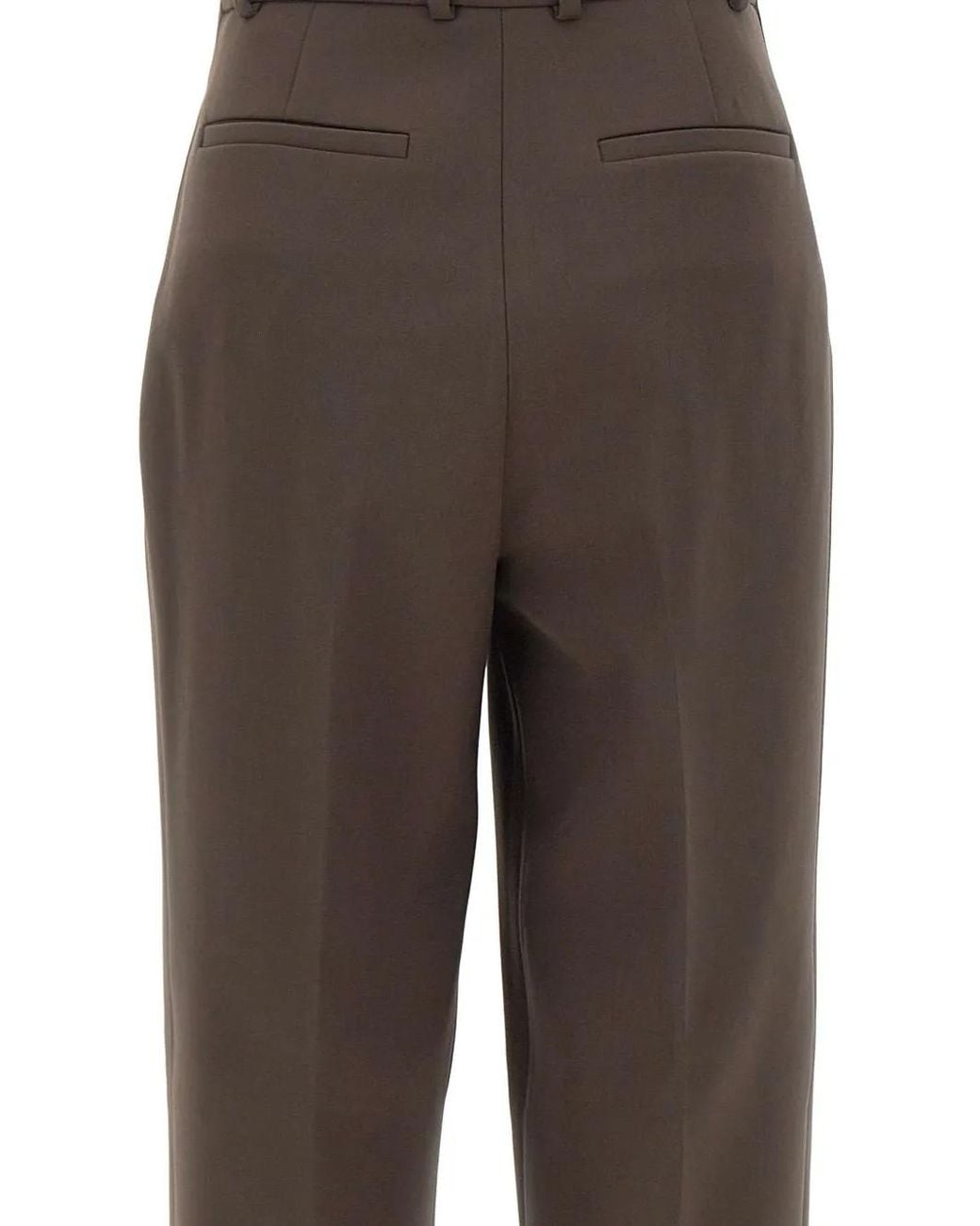 IRO Brown Ascend Pleated Trousers
